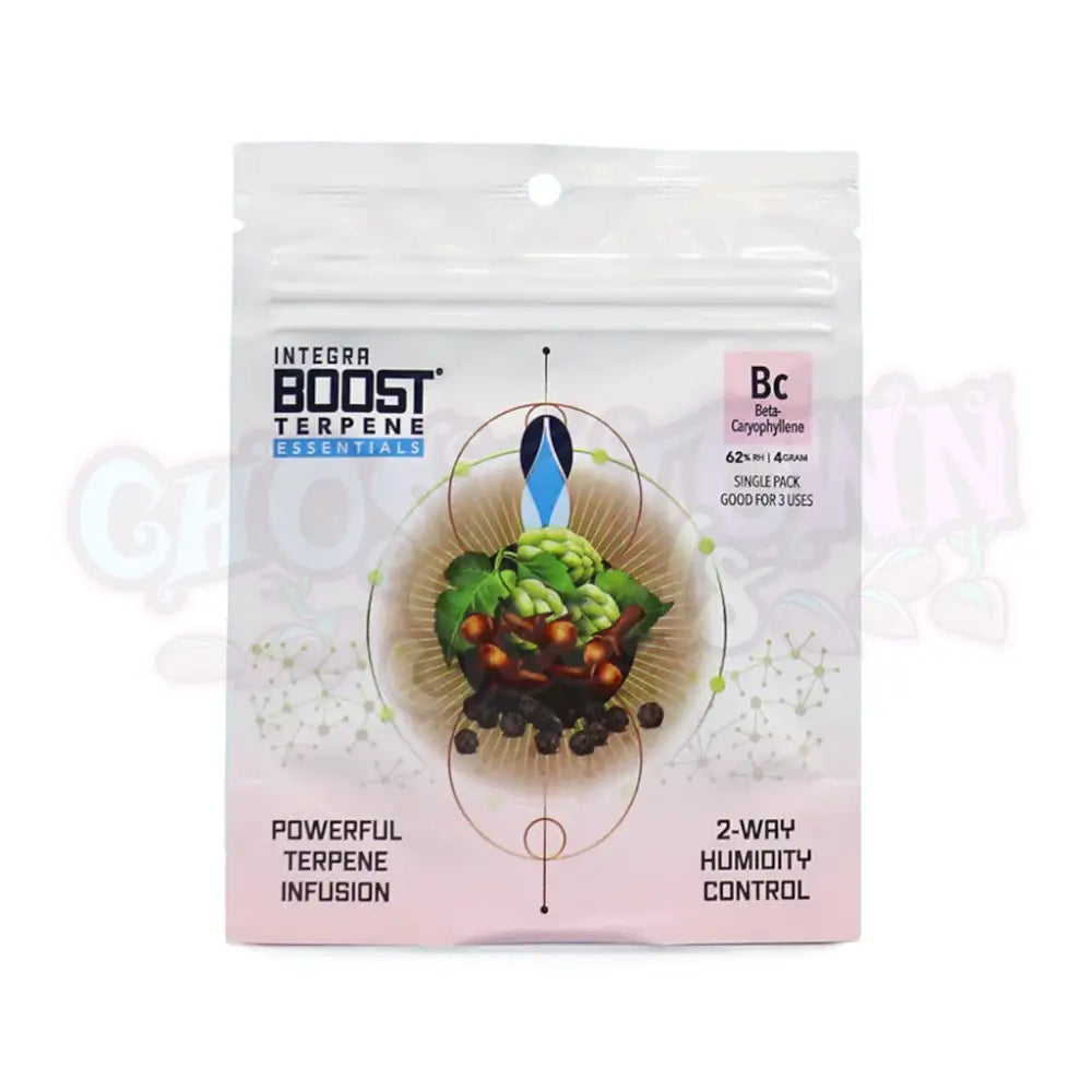Integra Boost Terpene Essentials: Beta-Caryophyllene 67g 62% Terpeeni-Infuusiopaketti Kosteudensäätäjät