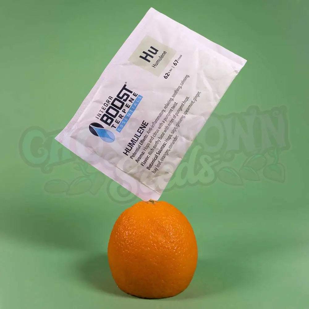 Integra Boost Terpene Essentials: Humulene 67g 62% Terpeeni-Infuusiopaketti Kosteudensäätäjät
