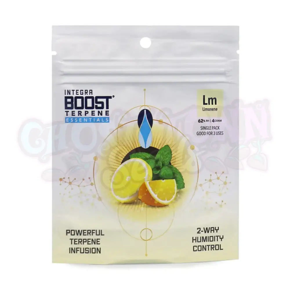 Integra Boost Terpene Essentials: Limonene 67g 62% Terpeeni-Infuusiopaketti Kosteudensäätäjät