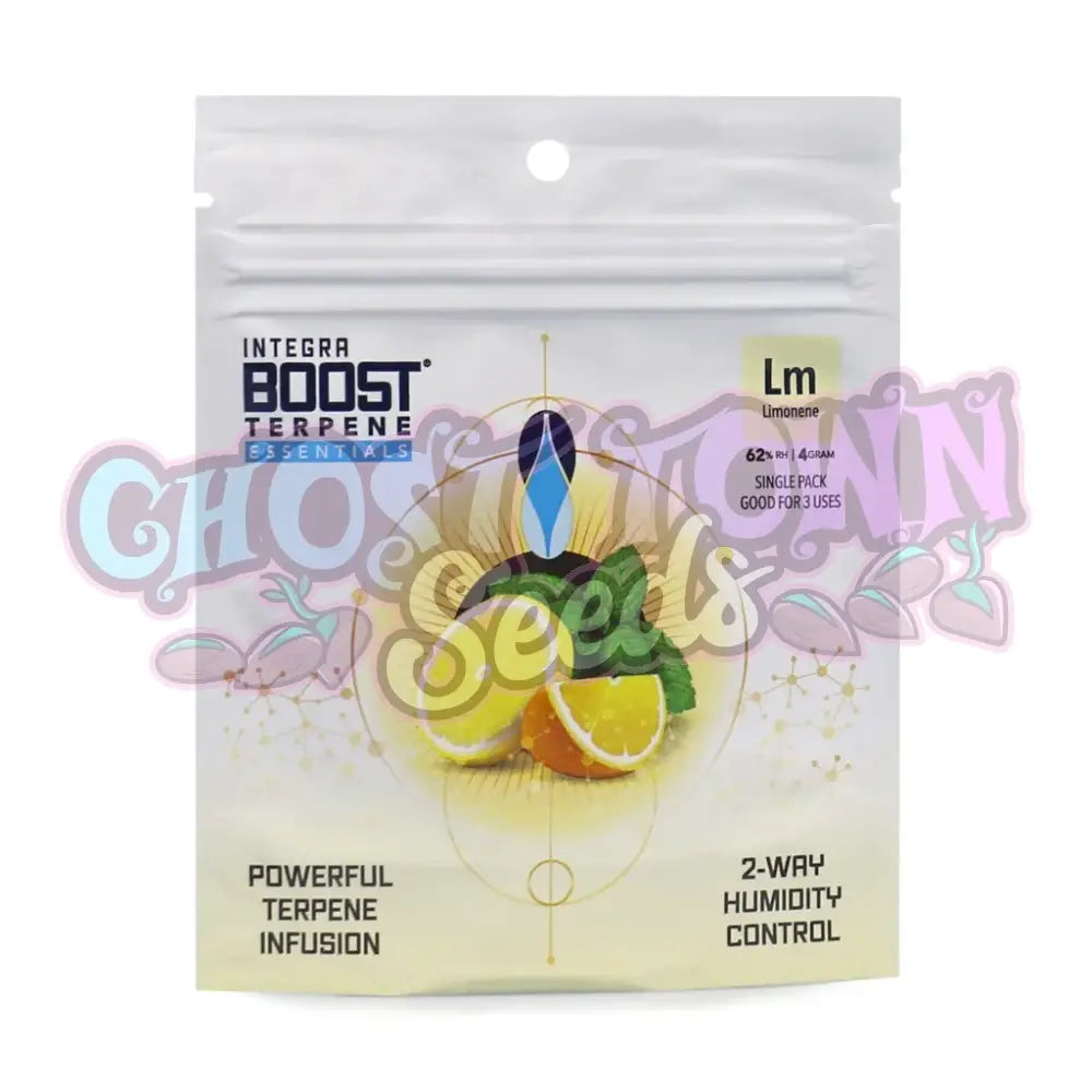 Integra Boost Terpene Essentials: Limonene 67g 62% Terpeeni-Infuusiopaketti Kosteudensäätäjät