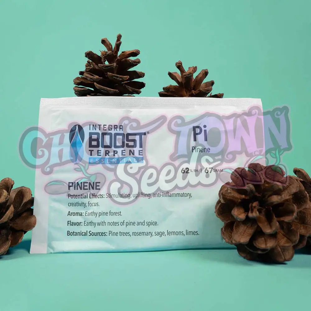 Integra Boost Terpene Essentials: Pinene 67g 62% Terpeeni-Infuusiopaketti Kosteudensäätäjät