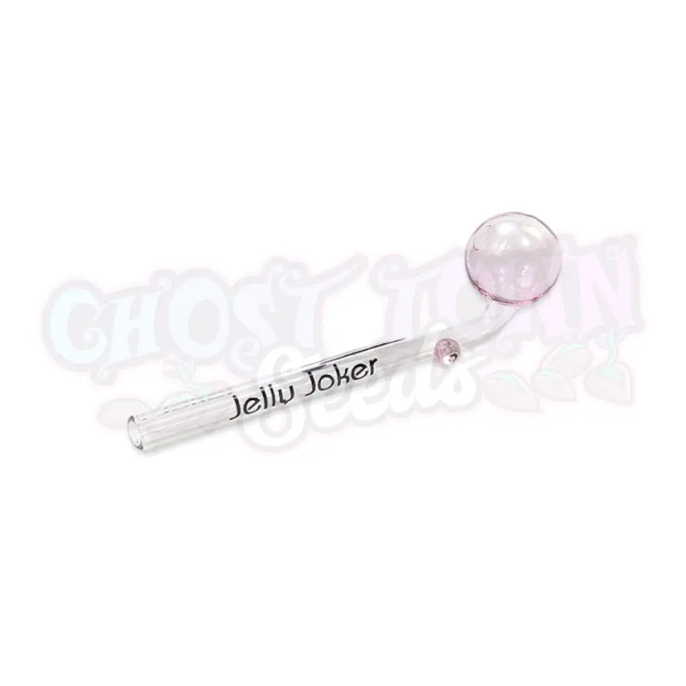 Jelly Joker - Pinkki Kaareva Öljypiippu 14Cm Piiput
