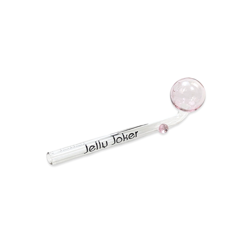 Jelly Joker - Pinkki Kaareva Öljypiippu 14Cm Piiput