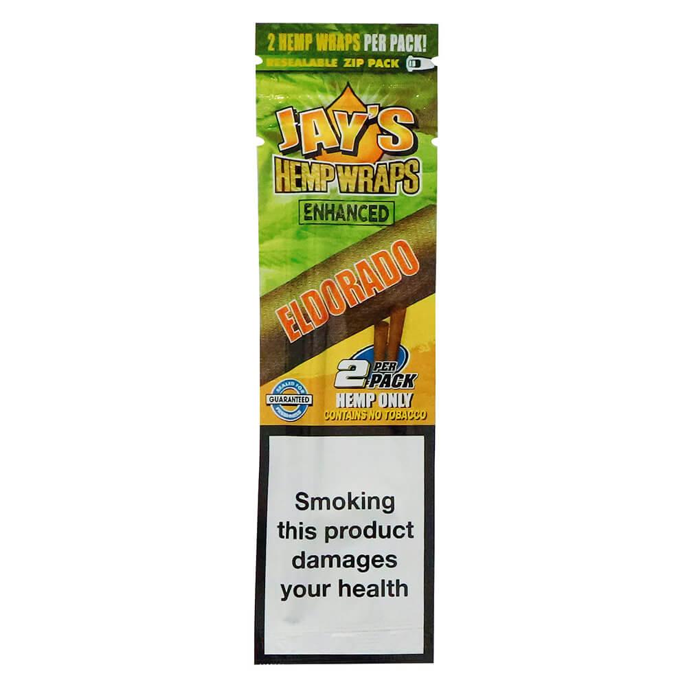 Juicy Jay's - Enhanced Eldorado Hemp Blunt Wraps 2kpl - Ghost Town Seeds