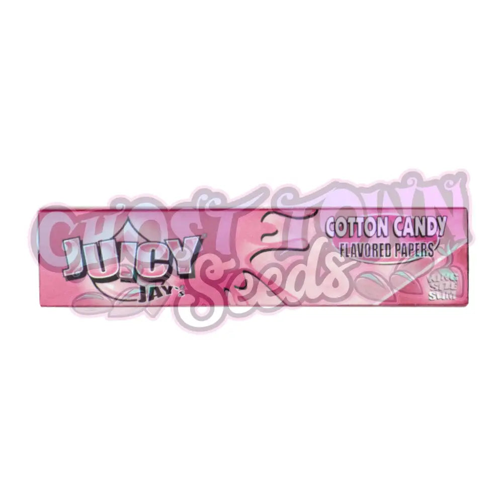 Juicy Jay's - Cotton Candy Pitkät Paperit - Ghost Town Seeds