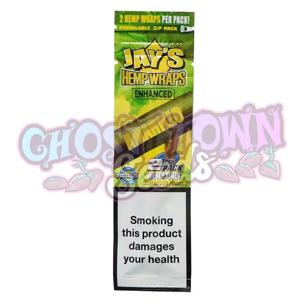 Juicy Jay's - Enhanced Amarillo Hemp Blunt Wraps 2kpl - Ghost Town Seeds