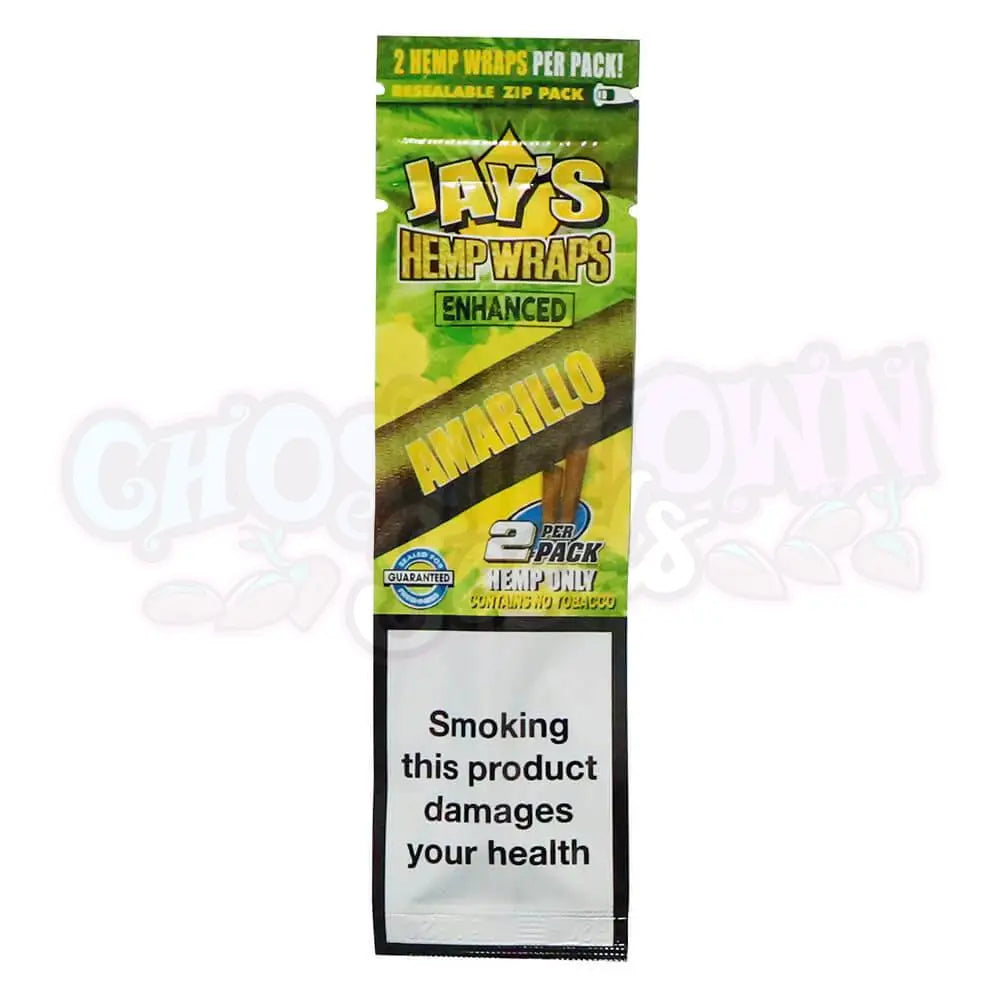 Juicy Jay's - Enhanced Amarillo Hemp Blunt Wraps 2kpl - Ghost Town Seeds
