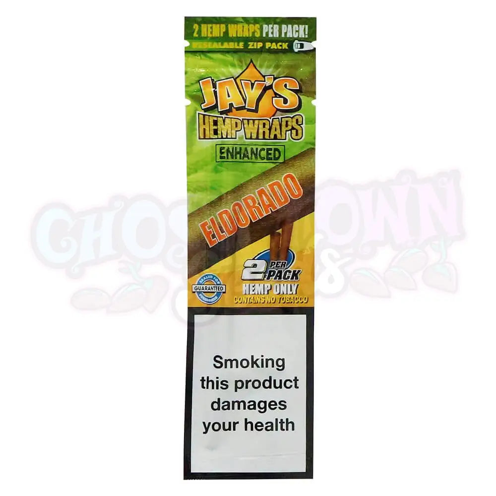 Juicy Jay's - Enhanced Eldorado Hemp Blunt Wraps 2kpl - Ghost Town Seeds