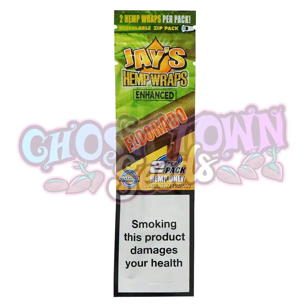 Juicy Jay's - Enhanced Eldorado Hemp Blunt Wraps 2kpl - Ghost Town Seeds