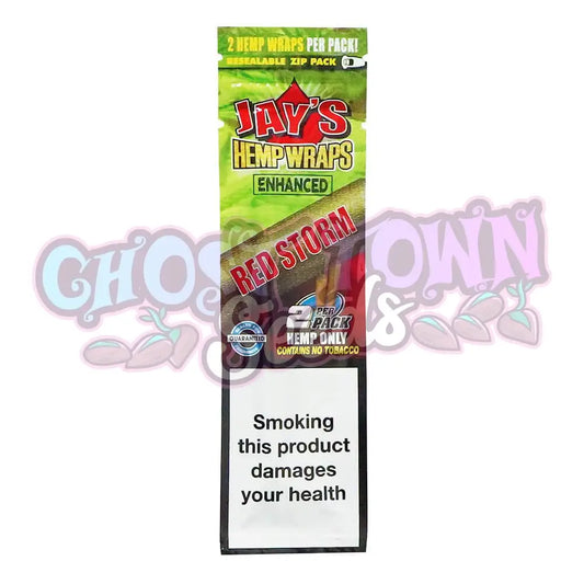 Juicy Jay's - Enhanced Red Storm Hemp Blunt Wraps 2kpl - Ghost Town Seeds