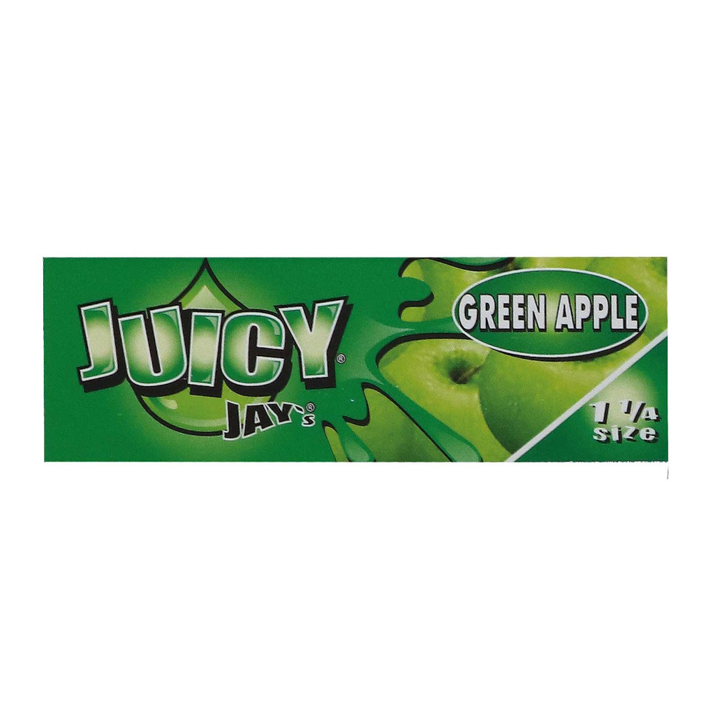 Juicy Jay’s - Green Apple 1¼ Lyhyet Paperit Paperit
