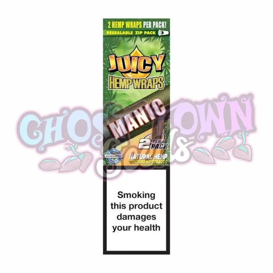 Juicy Jay's - Manic Hemp Blunt Wraps 2kpl - Ghost Town Seeds