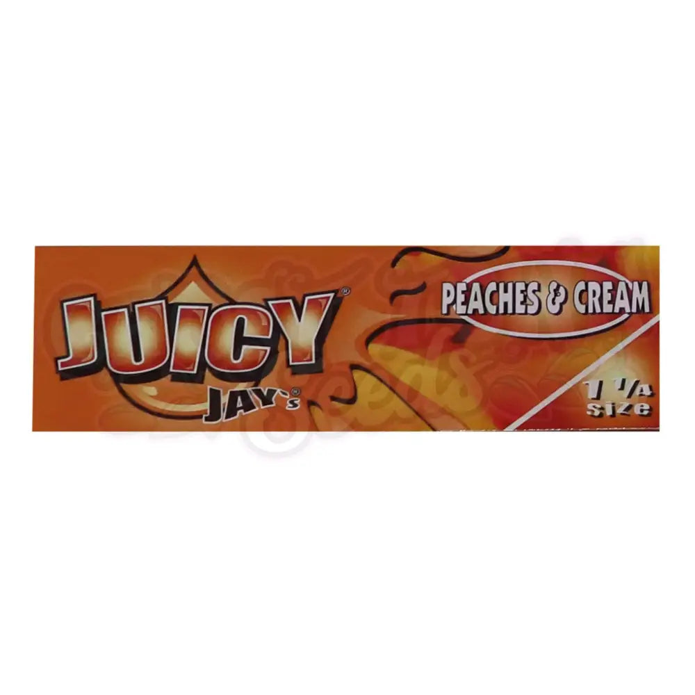Juicy Jay’s - Peaches & Cream 1¼ Lyhyet Paperit Paperit