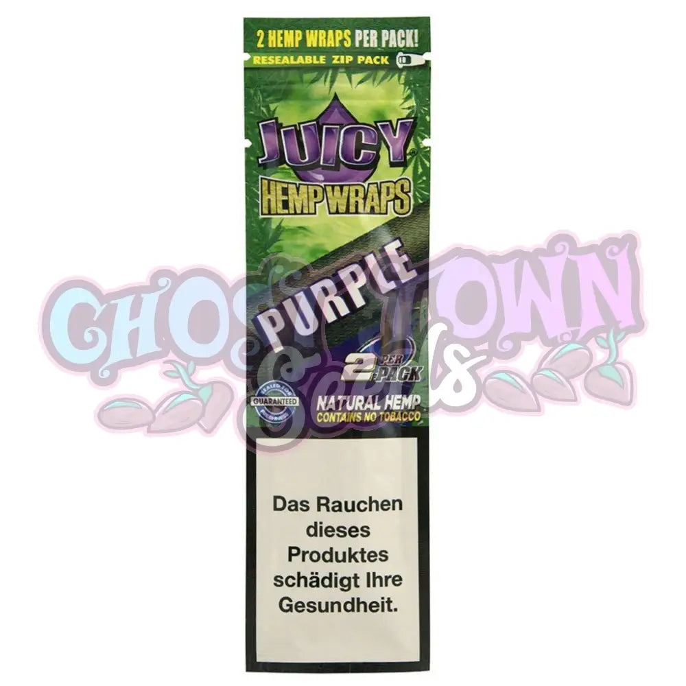 Juicy Jay's - Purple Hemp Blunt Wraps 2kpl - Ghost Town Seeds