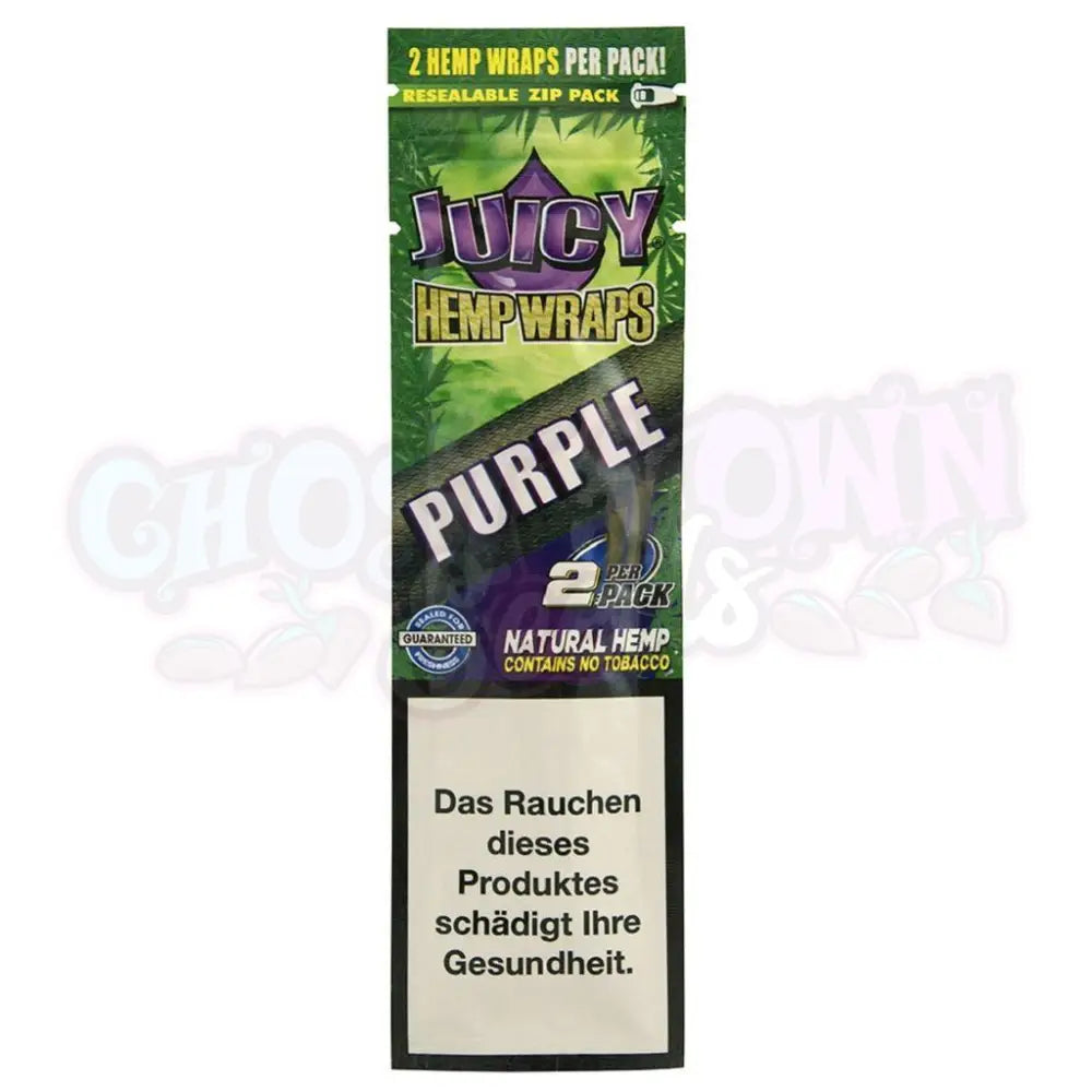 Juicy Jay's - Purple Hemp Blunt Wraps 2kpl - Ghost Town Seeds