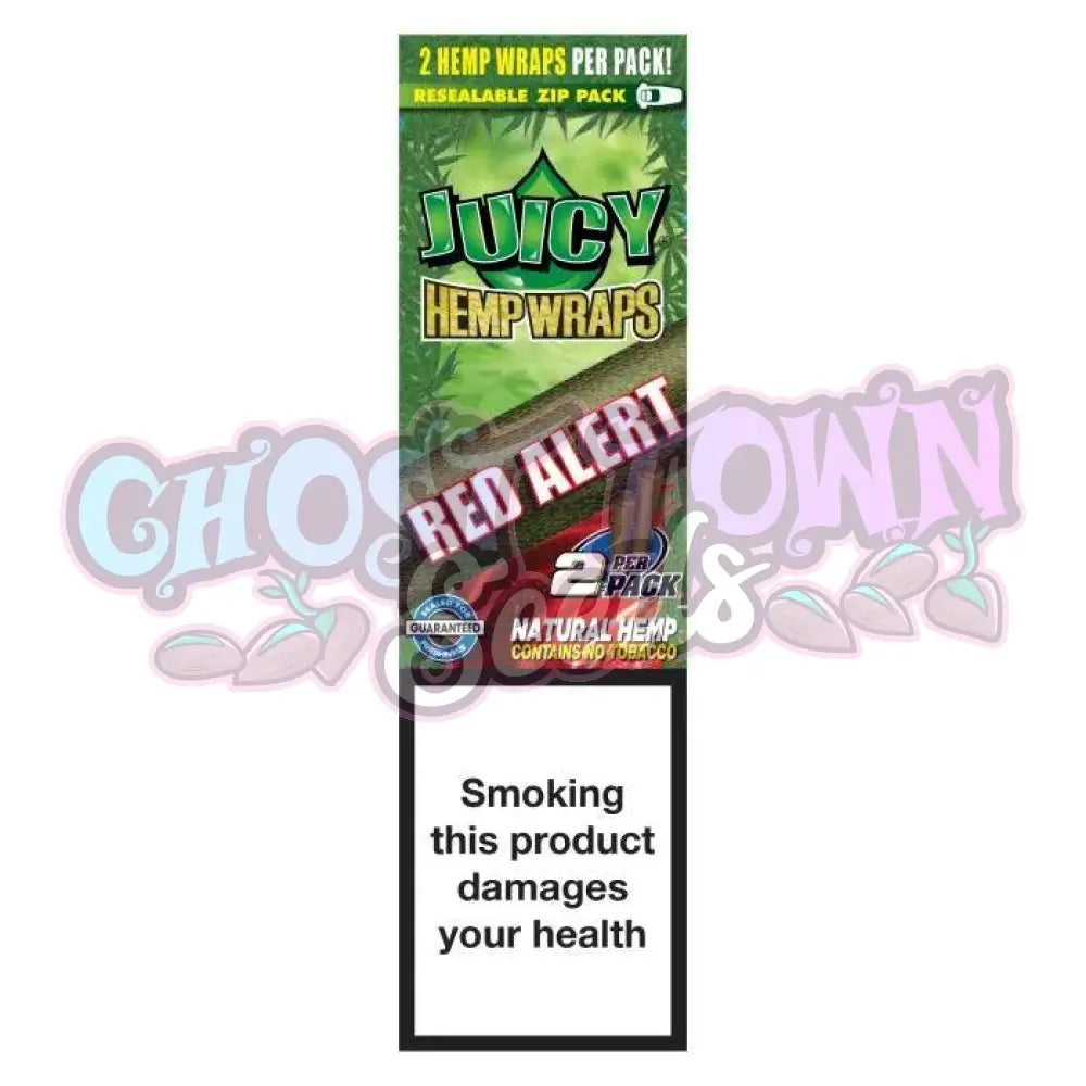 Juicy Jay's - Red Alert Hemp Blunt Wraps 2kpl - Ghost Town Seeds