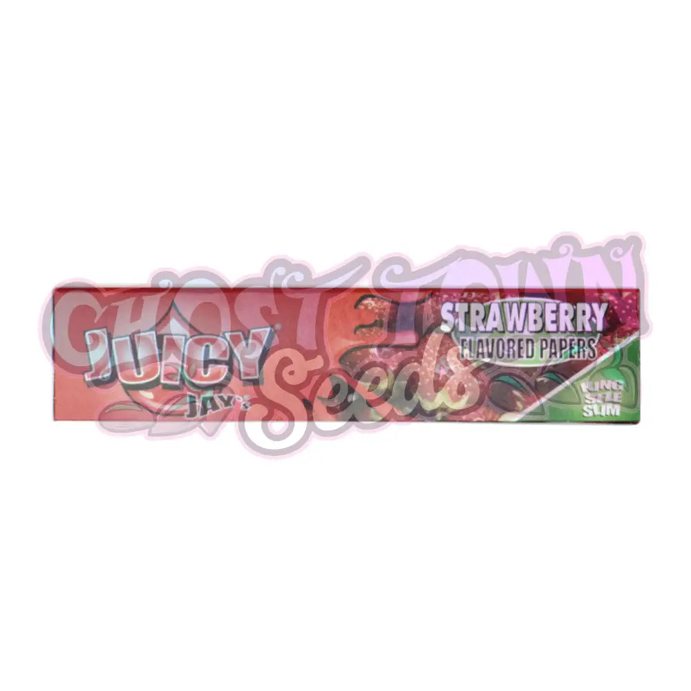 Juicy Jay's - Strawberry Pitkät Paperit - Ghost Town Seeds