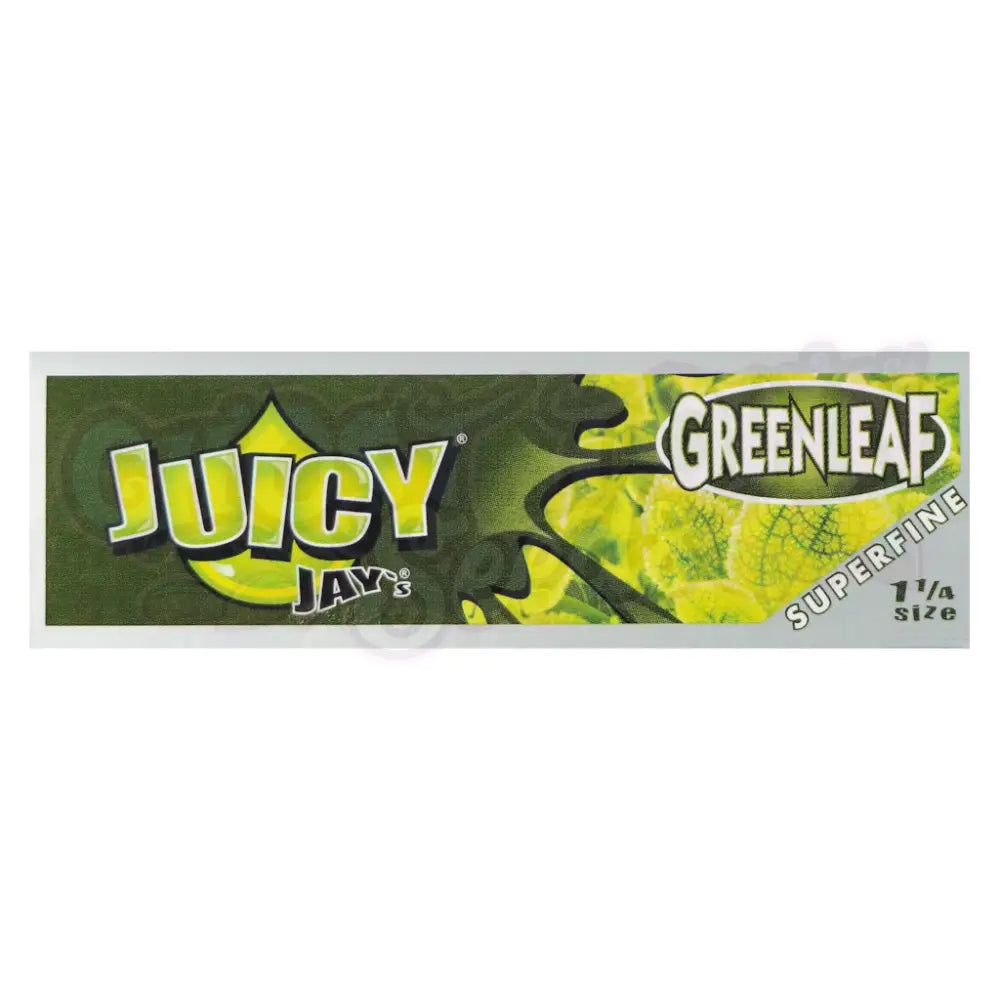 Juicy Jay’s - Superfine Green Leaf 1¼ Lyhyet Paperit Paperit