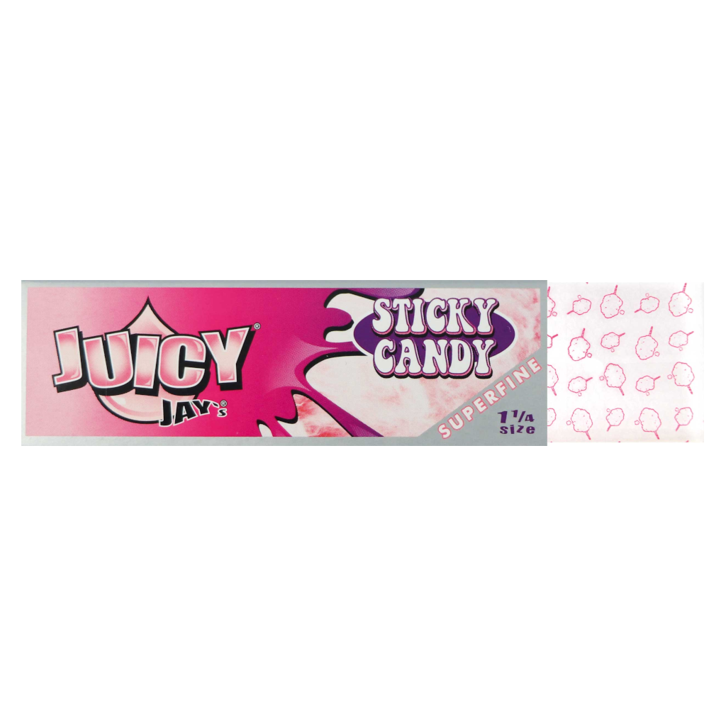 Juicy Jay’s - Superfine Sticky Candy 1¼ Lyhyet Paperit Paperit