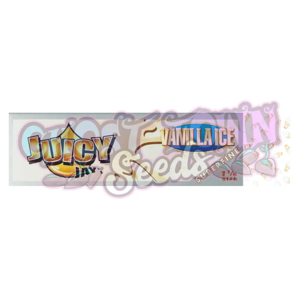 Juicy Jay’s - Superfine Vanilla Ice 1¼ Lyhyet Paperit Paperit