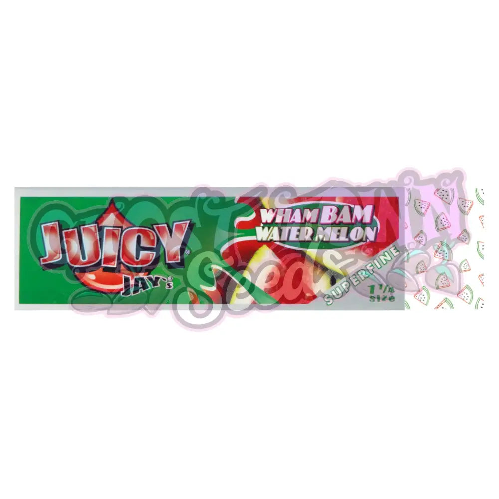 Juicy Jay’s - Superfine Wham Bam Watermelon 1¼ Lyhyet Paperit Paperit