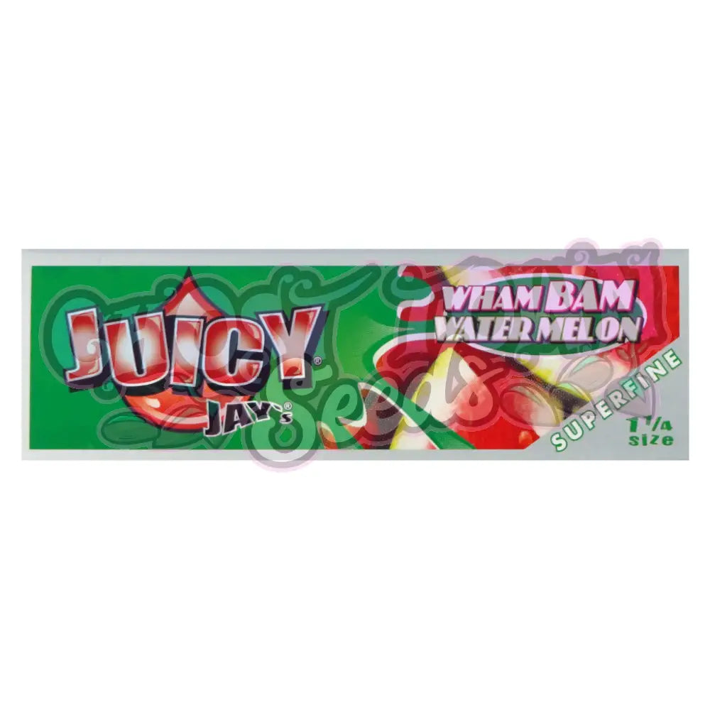 Juicy Jay’s - Superfine Wham Bam Watermelon 1¼ Lyhyet Paperit Paperit