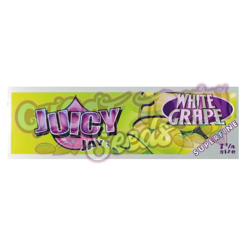 Juicy Jay’s - Superfine White Grape 1¼ Lyhyet Paperit Paperit