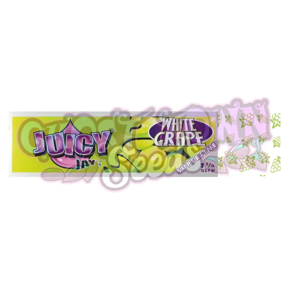 Juicy Jay’s - Superfine White Grape 1¼ Lyhyet Paperit Paperit