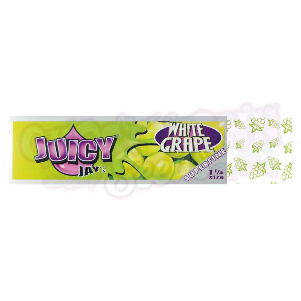 Juicy Jay’s - Superfine White Grape 1¼ Lyhyet Paperit Paperit