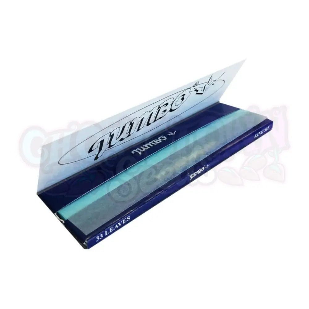 Jumbo - Blue King Size Leveät Ohuet Pitkät Paperit - Ghost Town Seeds