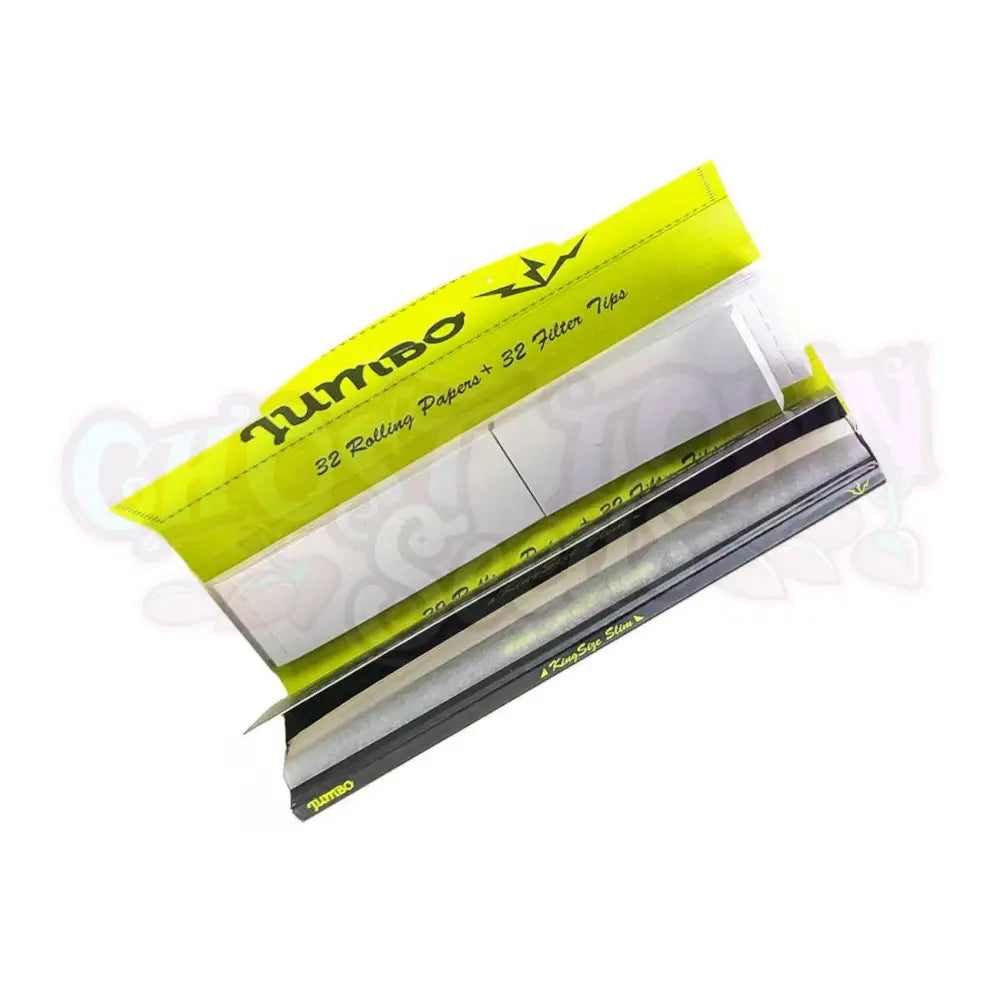 Jumbo - King Size Slim Ohuet Pitkät Paperit + Tipit - Ghost Town Seeds