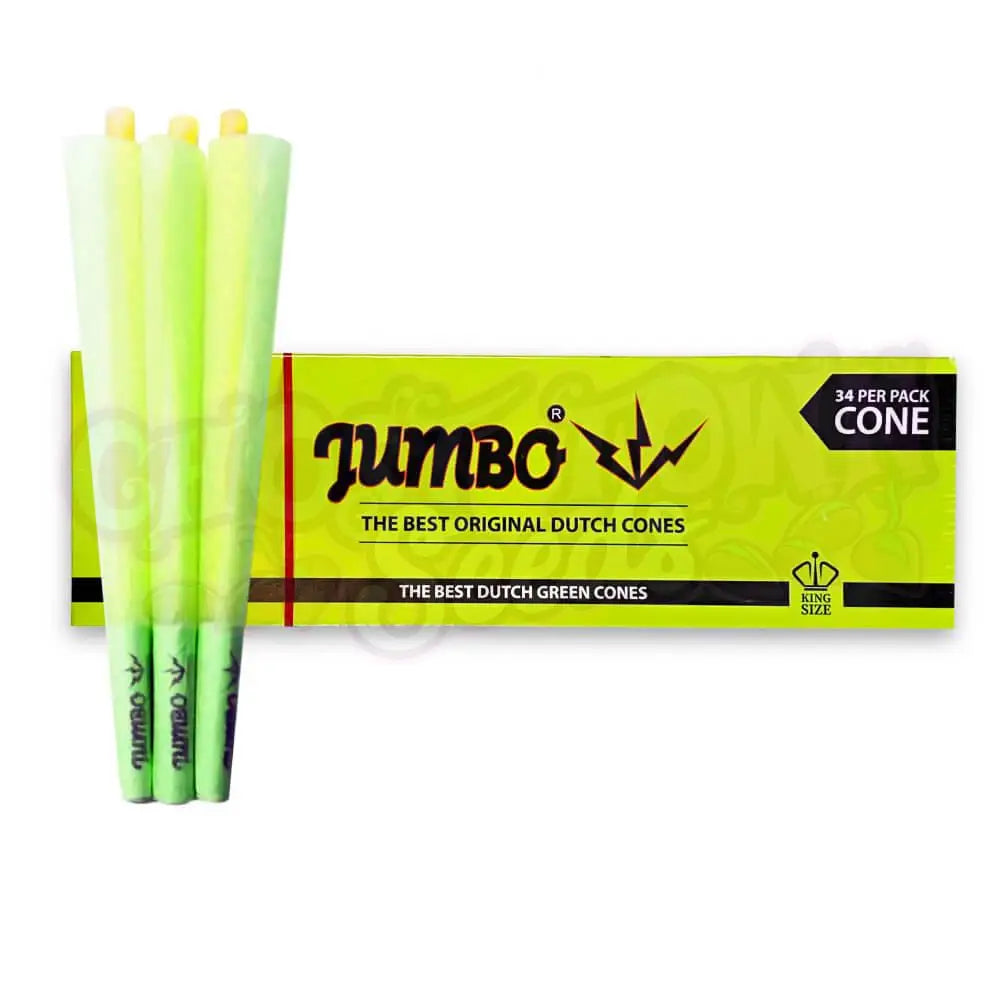 Jumbo - Green King-Size Cones 34kpl - Ghost Town Seeds