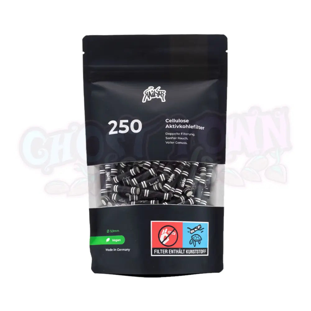 Kailar - 5 9Mm Selluloosa Aktiivihiilifiltterit 250Kpl Filtterit & Tipit