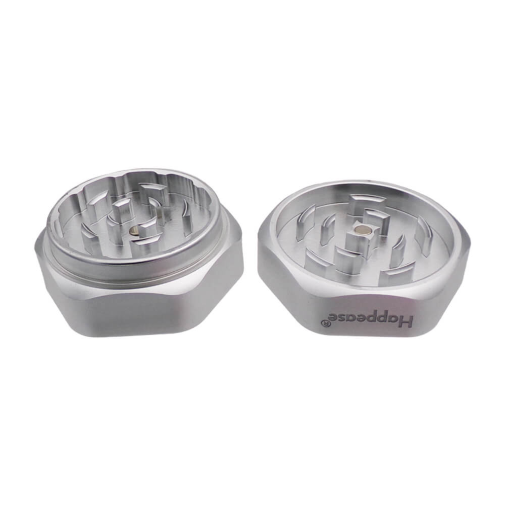 Happease - Katana Aluminiinen Grinderi 2-Osainen 60Mm (Hopea) Grinderit