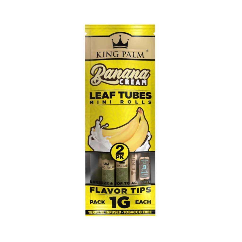 King Palm - Banana Cream Mini Rolls Conet 2kpl Conet