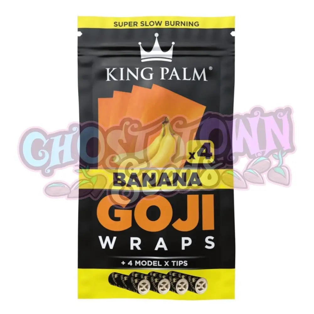 King Palm - Banana Goji Wraps 4kpl Bluntit
