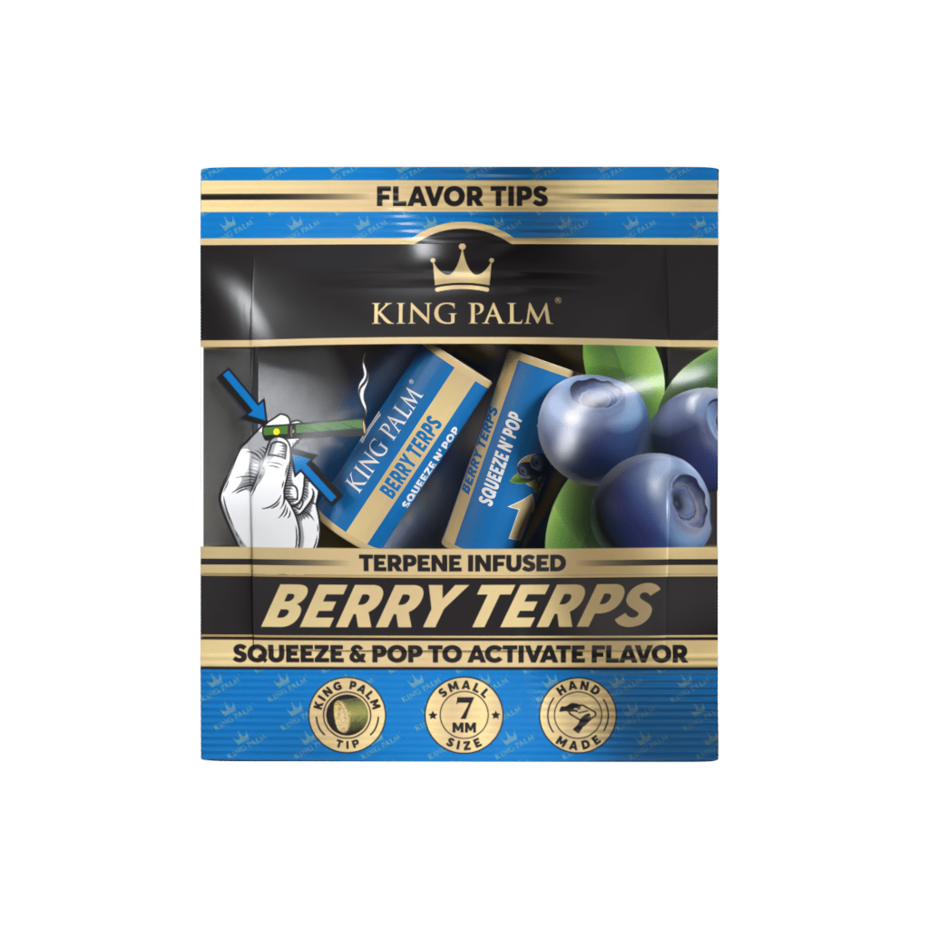 King Palm - Berry Terps Tipit 7Mm 2Kpl Filtterit &