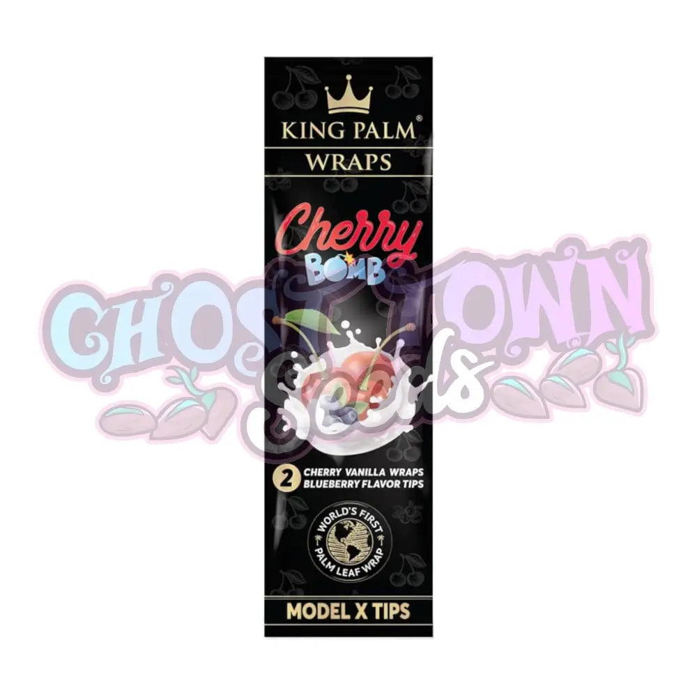 King Palm - Cherry Bomb Palm Wraps 2 kpl Bluntit