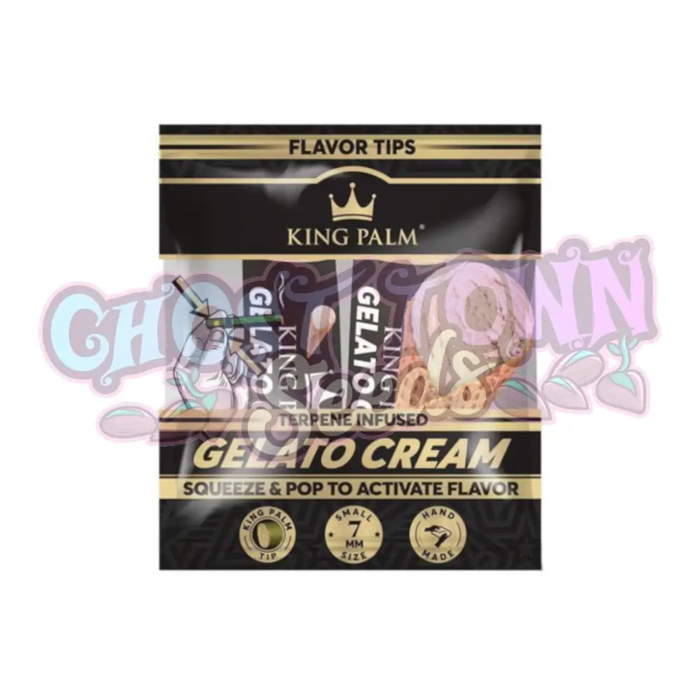 King Palm - Gelato Cream Tipit 7mm 2kpl Filtterit & Tipit