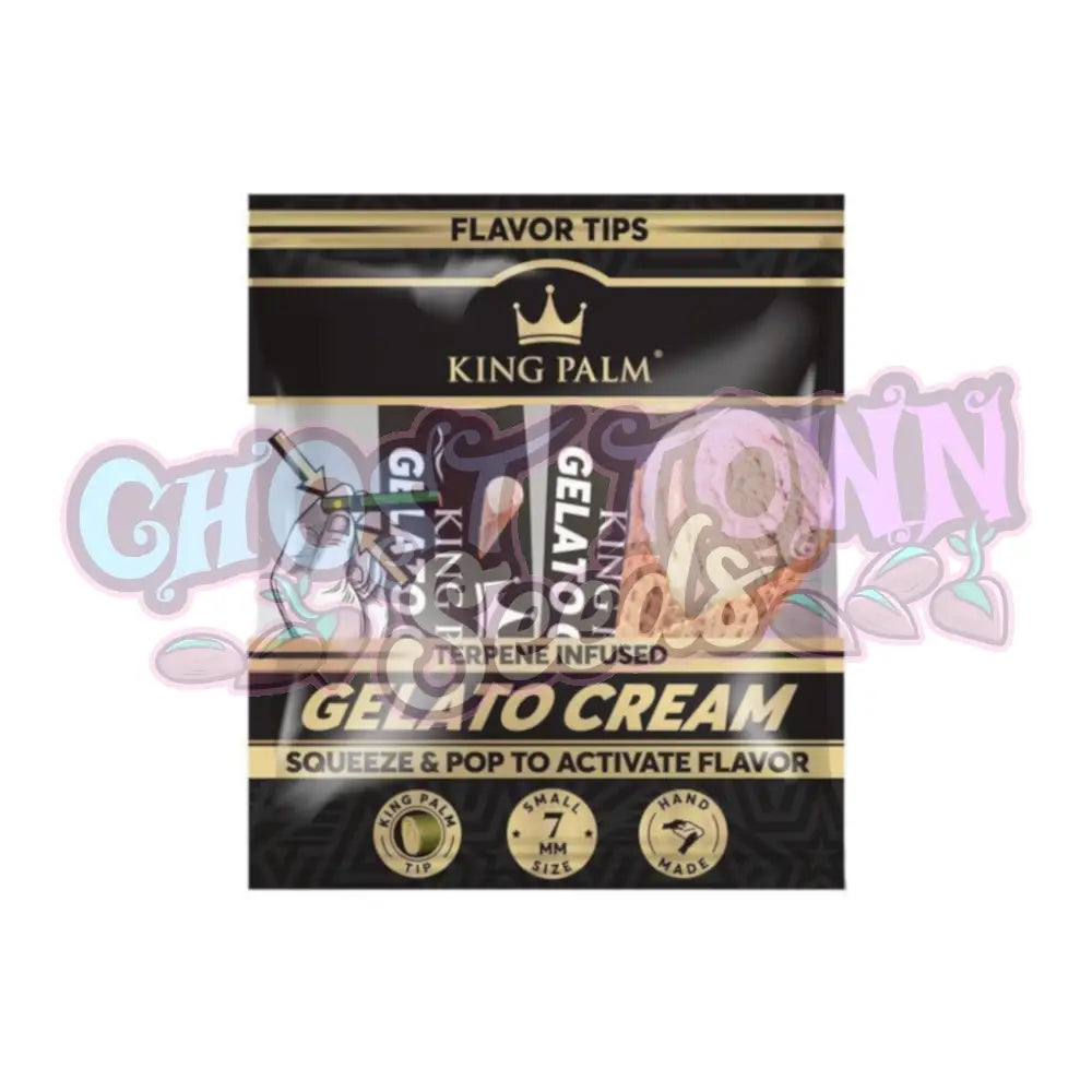 King Palm - Gelato Cream Tipit 7mm 2kpl Filtterit & Tipit