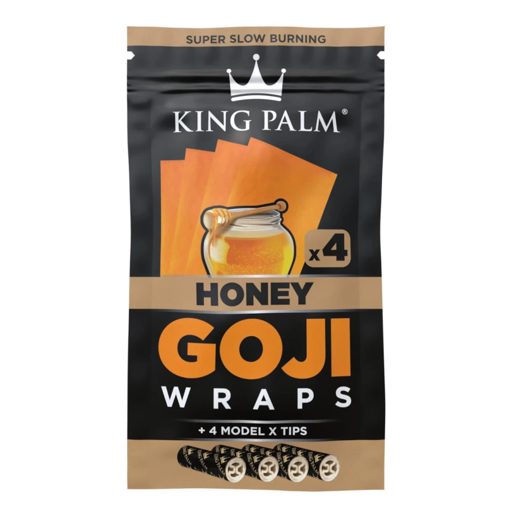 King Palm - Honey Goji Wraps 4kpl Bluntit