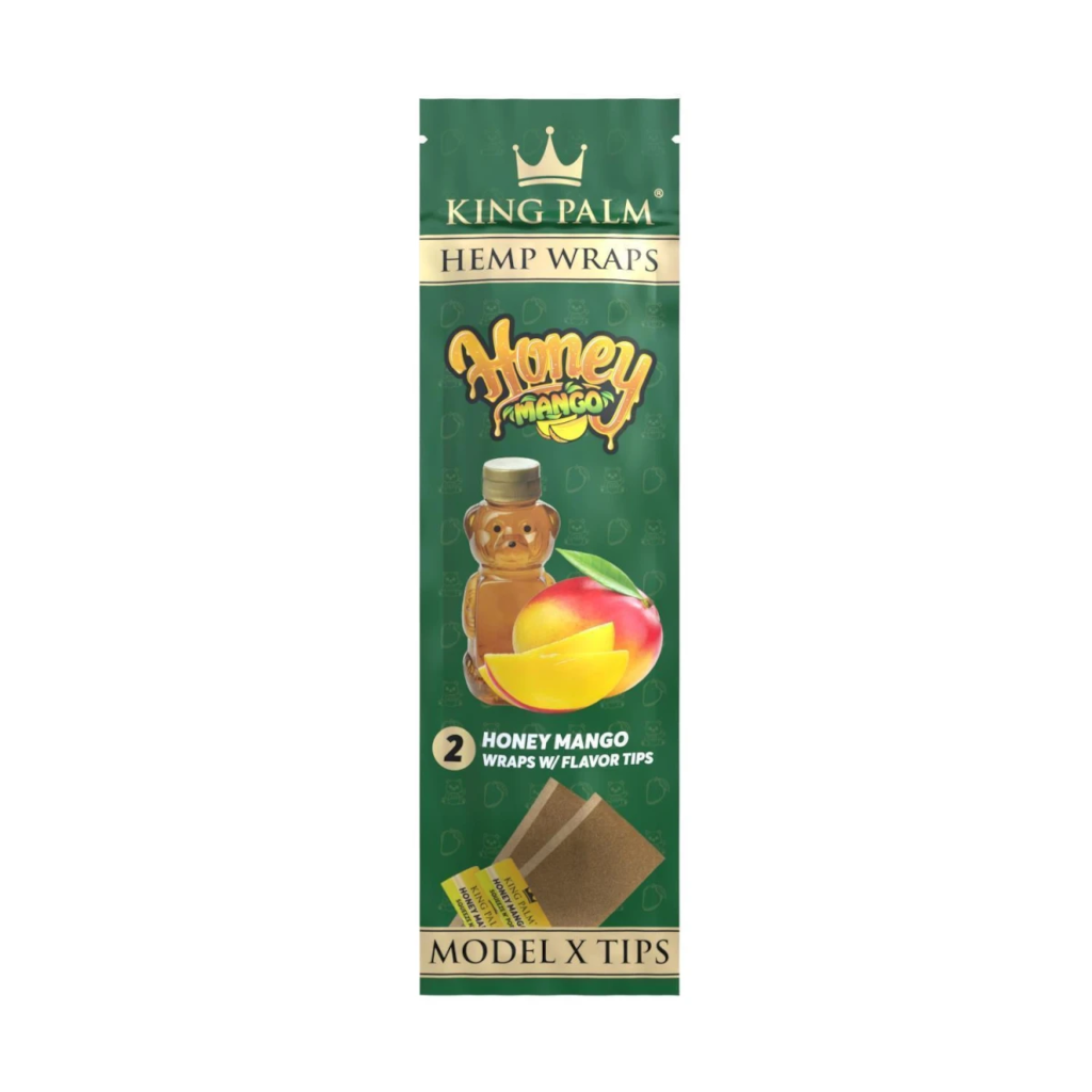 King Palm - Honey Mango Hamppu Bluntti Paperit 2kpl Bluntit