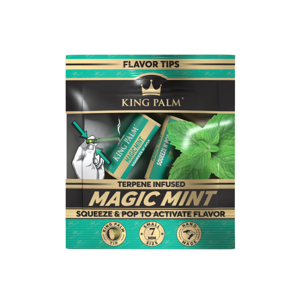 King Palm - Magic Mint Tipit 7Mm 2Kpl Filtterit &