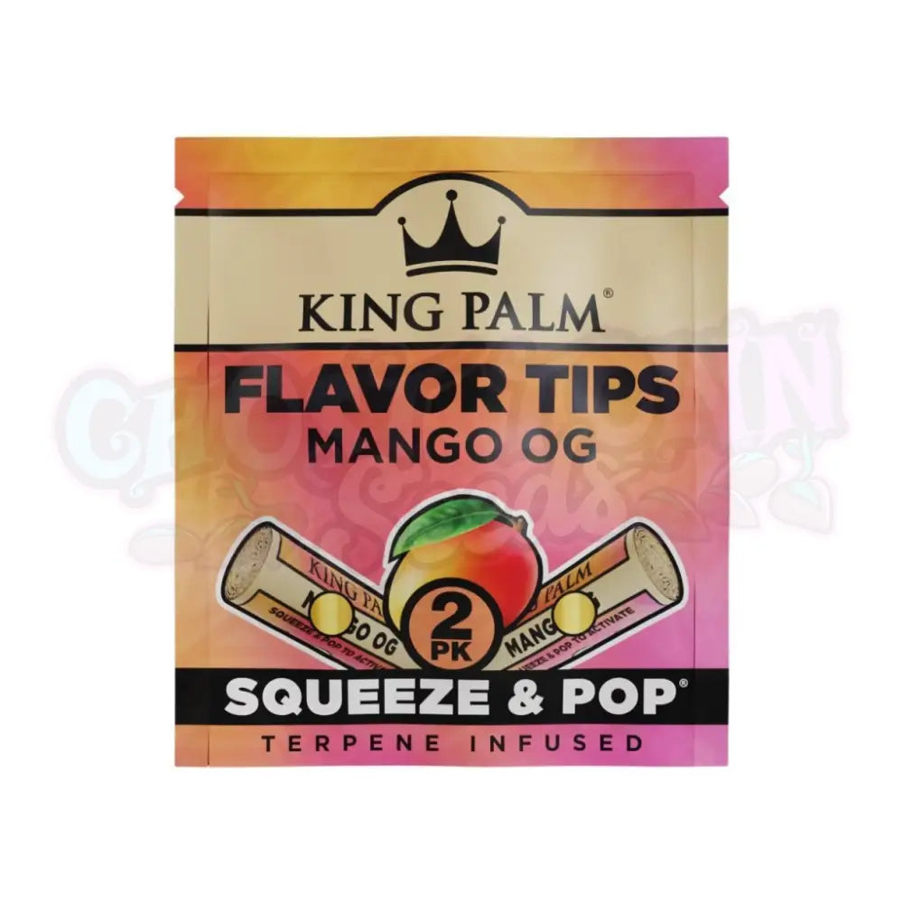 King Palm - Mango OG Tipit 7 mm (2 kpl) Filtterit & Tipit