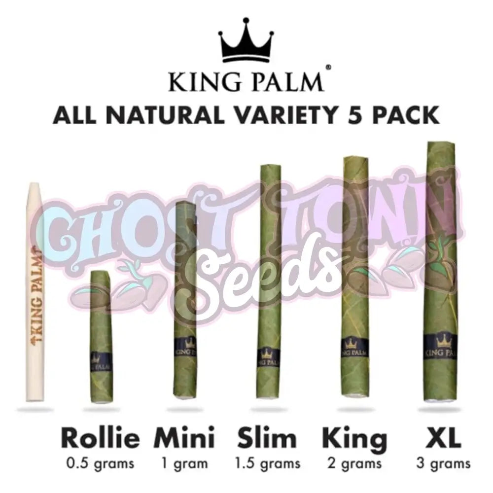 King Palm - Natural Variety Pack Rolls Conet 5 kpl Conet