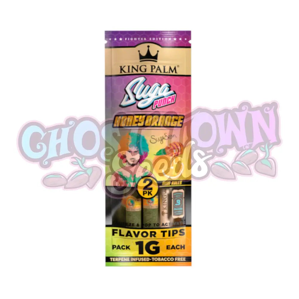 King Palm - Suga Punch Honey Orange Mini Rolls Conet 2 kpl Conet
