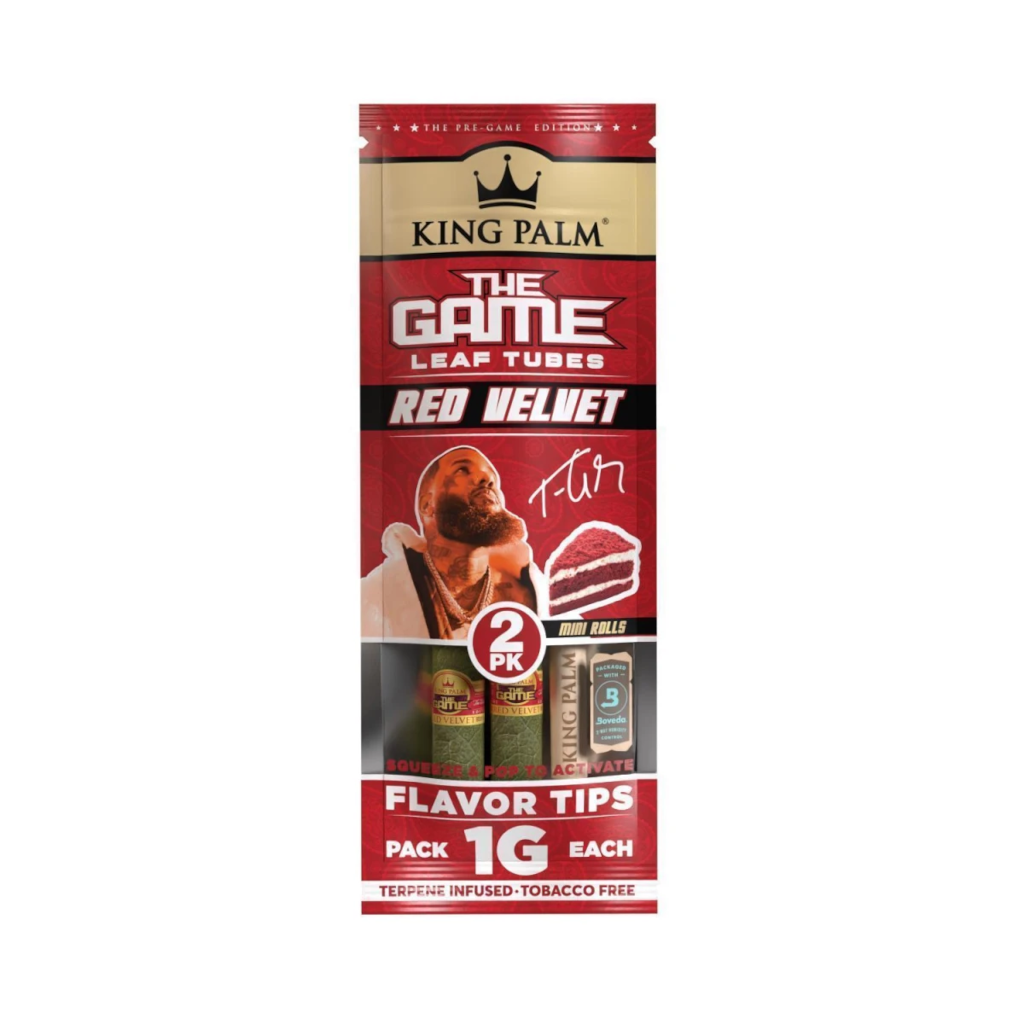 King Palm - The Game Red Velvet Mini Rolls Conet 2 kpl Conet