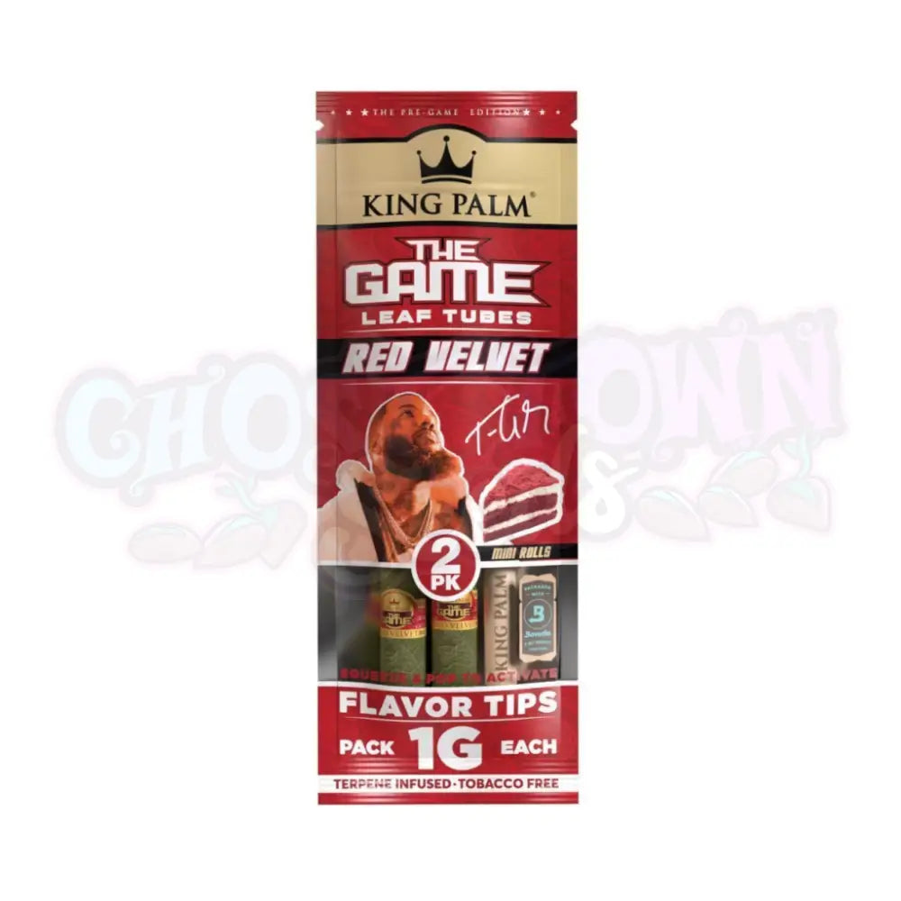 King Palm - The Game Red Velvet Mini Rolls Conet 2 kpl Conet