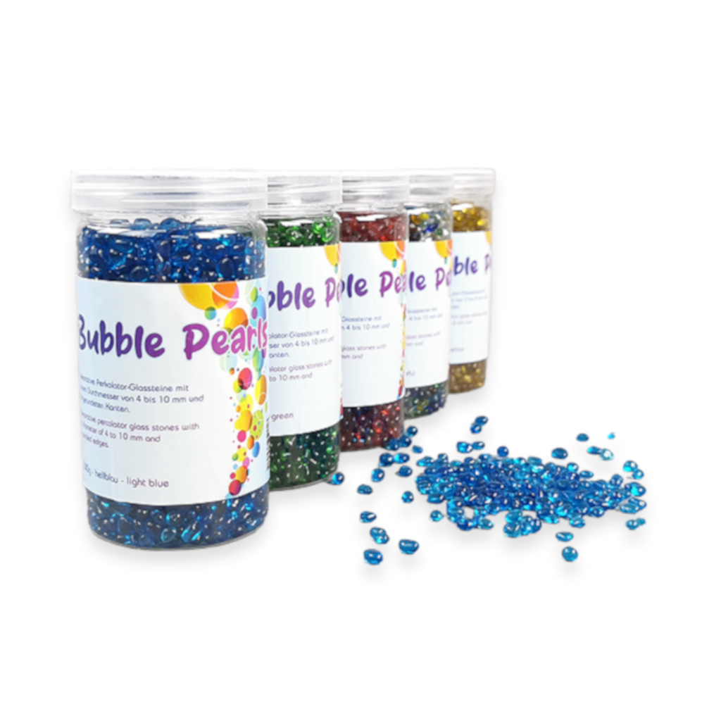 Kuplahelmet - värilliset perkolaattorilasikivet Lisäosat