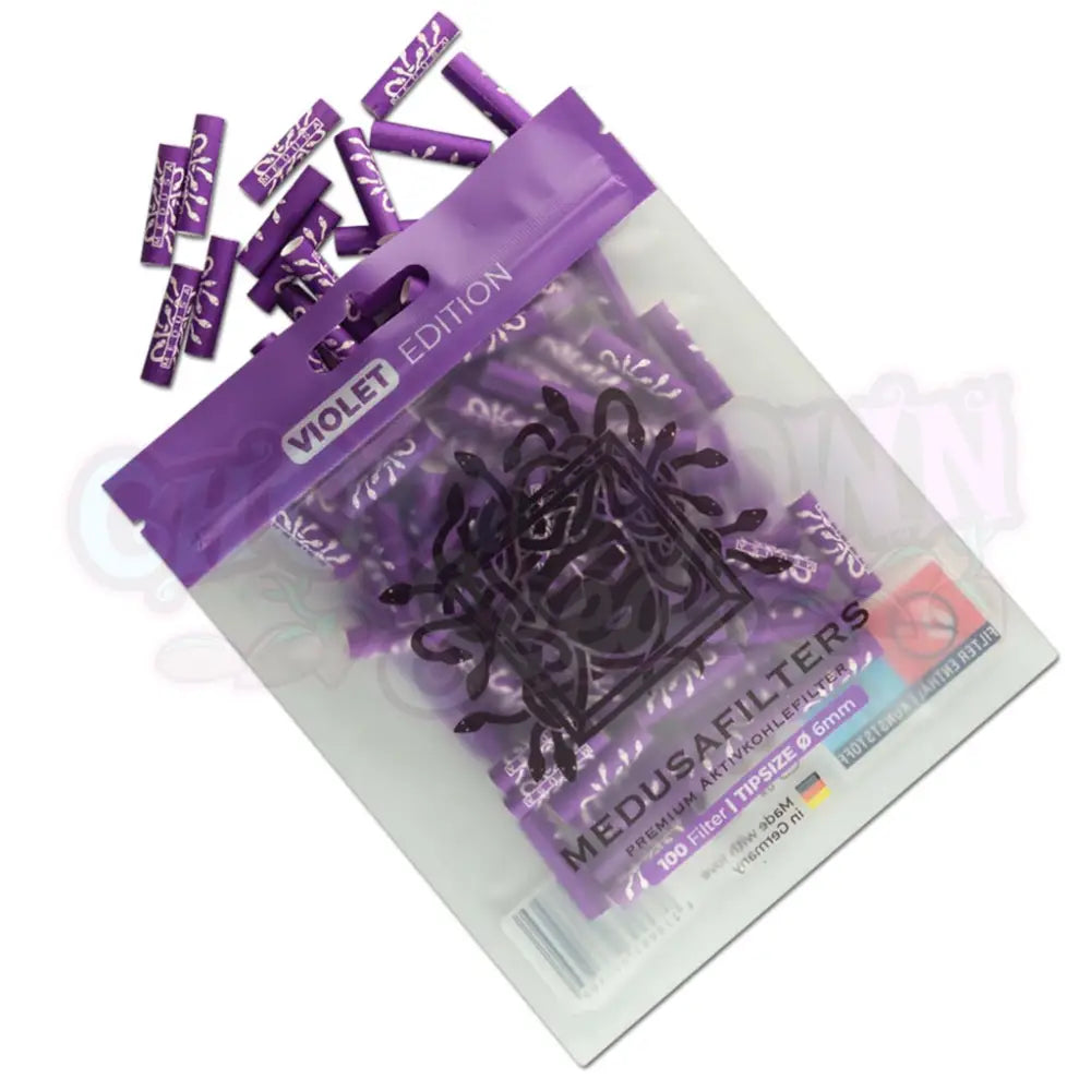 Medusafilters - 6Mm Violet Edition Aktiivihiilifiltterit 100Kpl Filtterit & Tipit